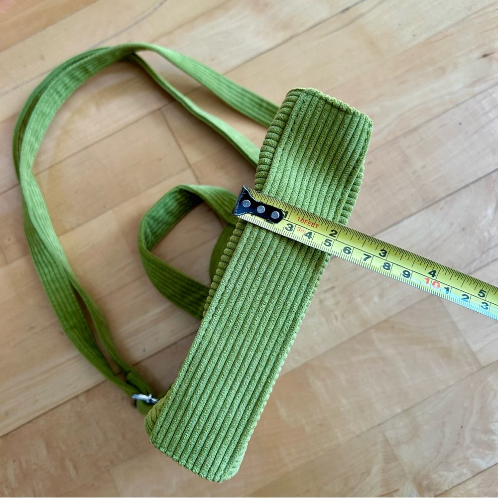 wild fable Corduroy Mini Crossbody Handbag, Fun Lime Green, Adjustable Strap - Picture 11 of 14